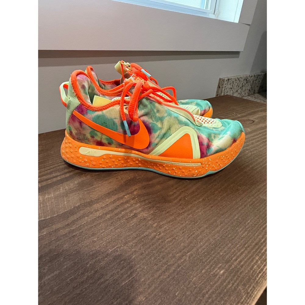 Nike PG 4 Gatorade GX 8.5 Basketball Shoes Tie Dye Orange